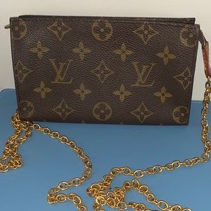 Authentic Louis Vuitton pm bucket pouch